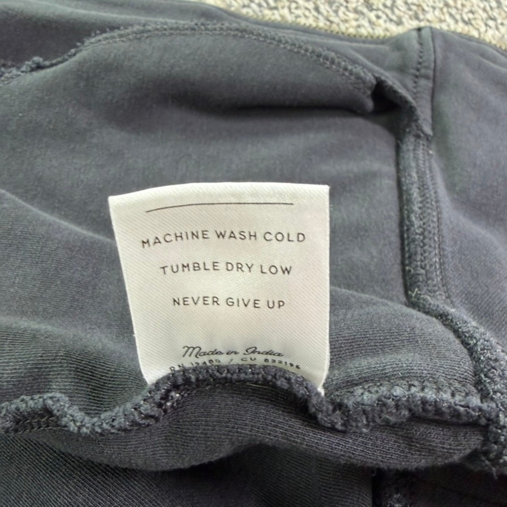 Pact Organic Cotton Full Zip Bomber Jacket Black Raglan Sleeve Women Medium READ - Picture 8 of 12